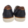 DJ SANTA. Zapato Sport Piel Azul Hombre