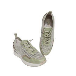 Amarpies Deportivo Casual Piel Kaki