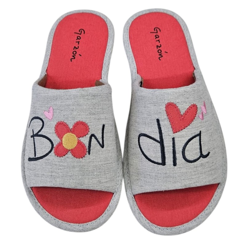 Garzon. Zapatilla Casa Mujer "Bon Dia" Especial Parquet.