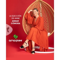 copy of Amarpies. Valenciana Mujer Confort Cuña Yute.