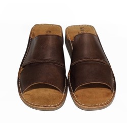 Sandalia Hombre Piel Cuero