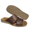 Sandalia Hombre Piel Cuero