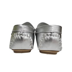 Mocasin Con Cuña de Mujer Piel Taupe