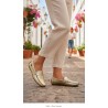 Mocasin banda antifaz de Mujer Piel Oro