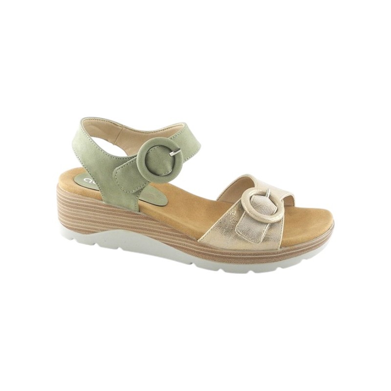 Amarpies Sandalia Mujer Confort Con Velcros