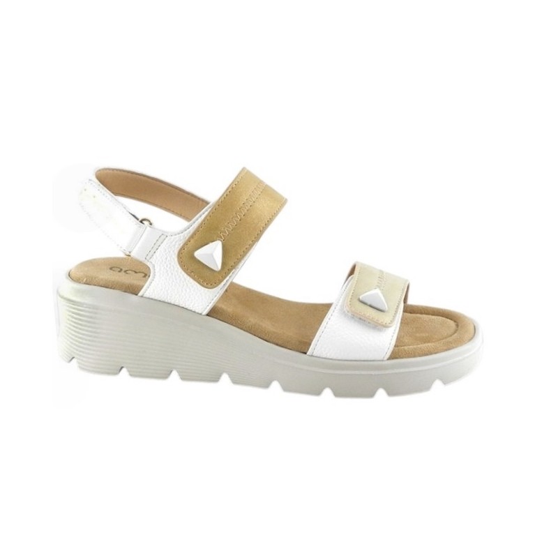 Amarpies Sandalia Mujer Confort Con Velcros