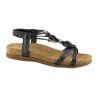 Amarpies. Sandalia Confort Mujer En Negro