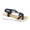 Amarpies. Sandalia Confort Mujer En Negro