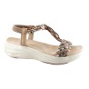 Amarpies. Sandalia Confort Mujer En Beig