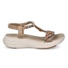 Amarpies. Sandalia Confort Mujer En Beig