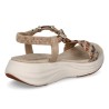 Amarpies. Sandalia Confort Mujer En Beig