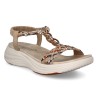 Amarpies. Sandalia Confort Mujer En Beig