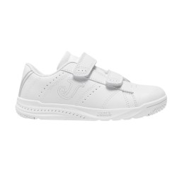 Joma Play Jr Deportivo Colegial Blanco Con Velcros
