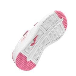 Joma Play Jr Deportivo Colegial Niña Blanco Fuxia