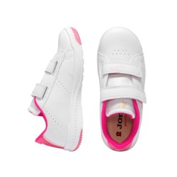 Joma Play Jr Deportivo Colegial Niña Blanco Fuxia