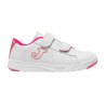 Joma Play Jr Deportivo Colegial Niña Blanco Fuxia