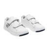 Joma Play Jr Deportivo Colegial Blanco Azul Con Velcros