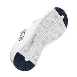 Joma Play Jr Deportivo Colegial Blanco Azul Con Velcros