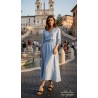 Marila. Sandalia Plana Piel Con Adornos