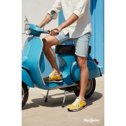Zapatilla Pepe Jeans Brit Fut Amarillo Casual Hombre
