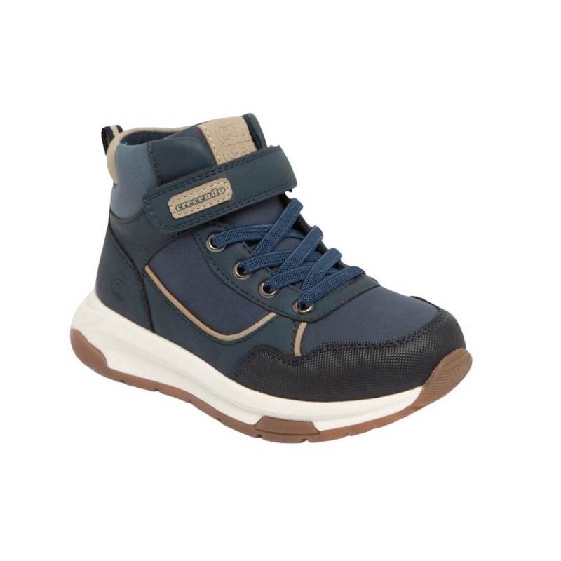 CRECENDO. Bota Sport Casual Niño Marino