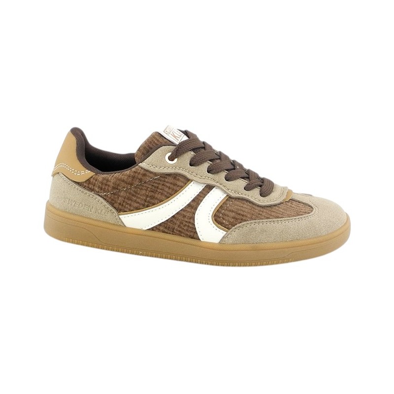 Sweden Kle Sneaker Marrón Moda Mujer