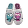 Garzon Zapatilla Casa Invierno Mujer "Buhos"