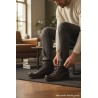 Bota Piel Marrón Moda Joven Con Cremallera