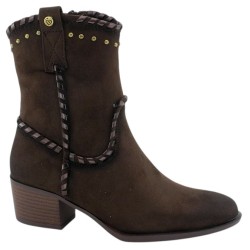 Amarpies Botin Marrón Campero Mujer