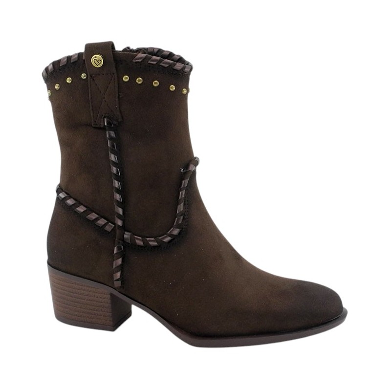 Amarpies Botin Marrón Campero Mujer