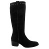 Amarpies Bota Negra Estilo Campero Mujer