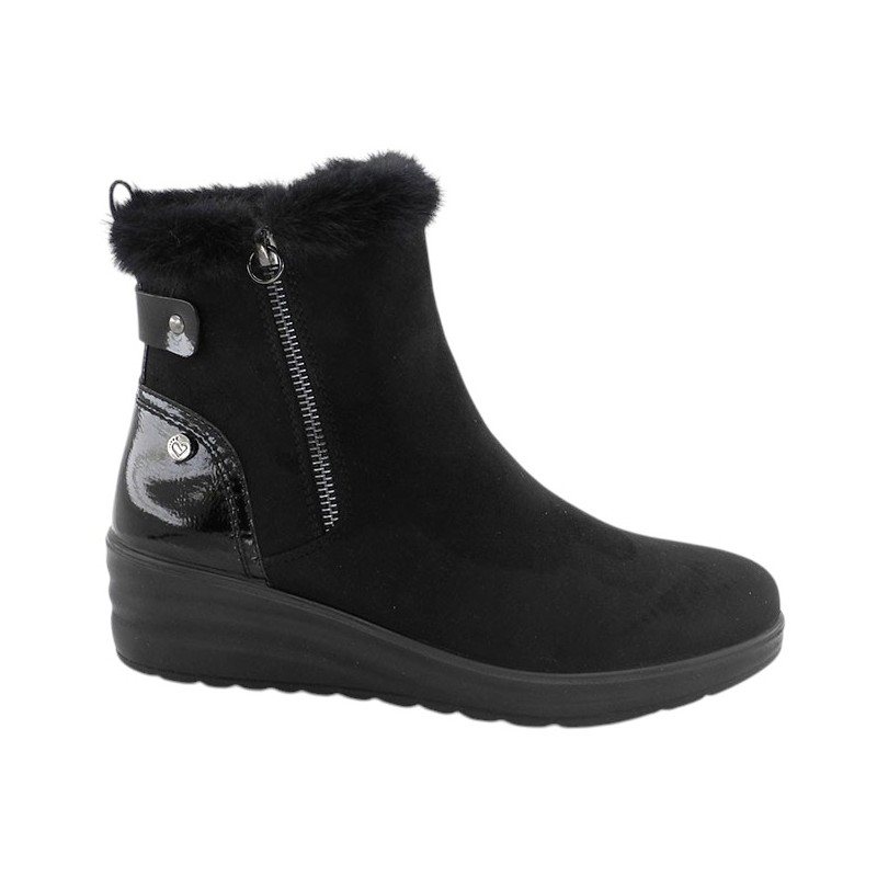 Amarpies Botin Confort Mujer Color Negro