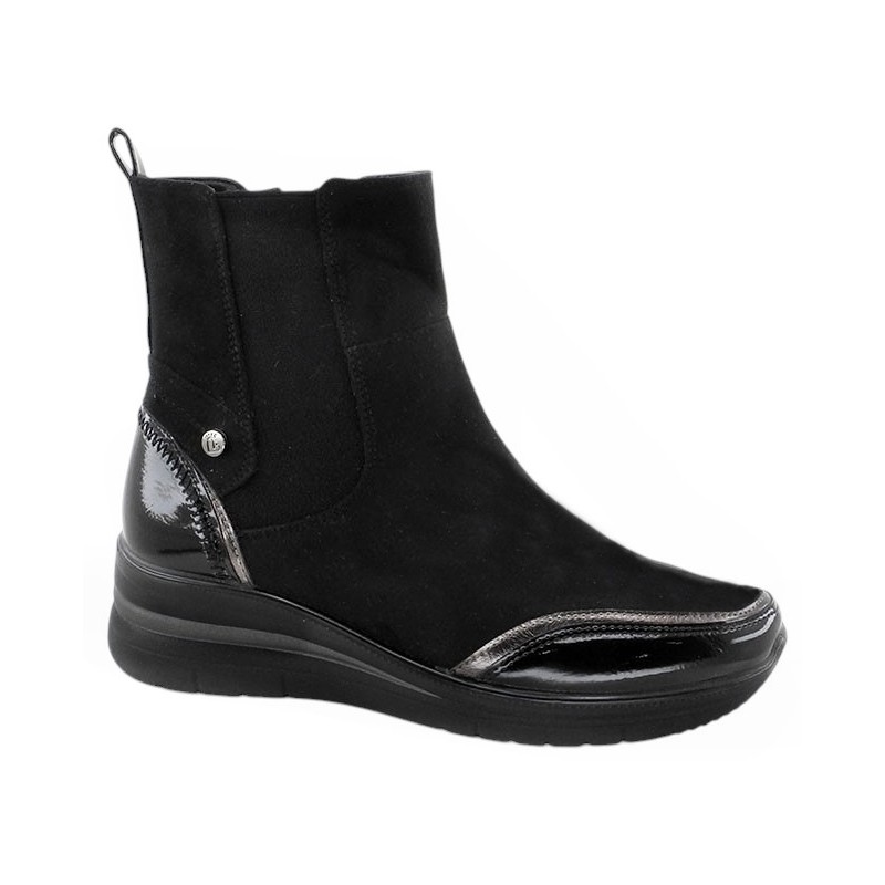 Amarpies Botin Confort Mujer Color Negro