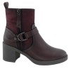 Amarpies Botin Burdeos Moda Mujer