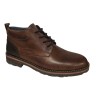Dj Santa Botin Casual Hombre Piel Negro