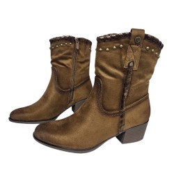 Amarpies Botin Tabaco Campero Mujer