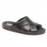 Sandalia Clasica Hombre Confort Piel Negro