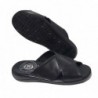 Duendy Sandalia Cómoda Hombre Piel Negra
