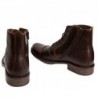 Bota Piel Moda Joven Hombre  Marrón.