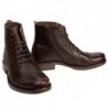 Bota Piel Moda Joven Hombre  Marrón.