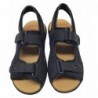Duendy, Sandalia Velcros Californiana En Piel Para Hombre