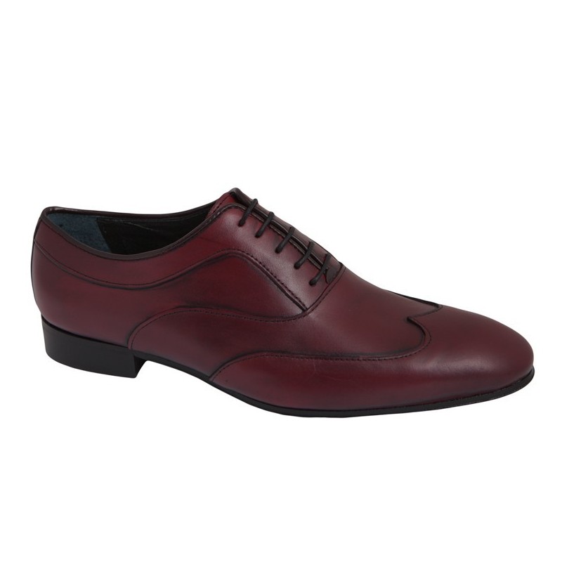 Zapato Hombre de Vestir Piel Burdeos. Fenatti