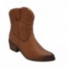 Bota Mujer Estilo Cowboy Media Caña Piel Cuero
