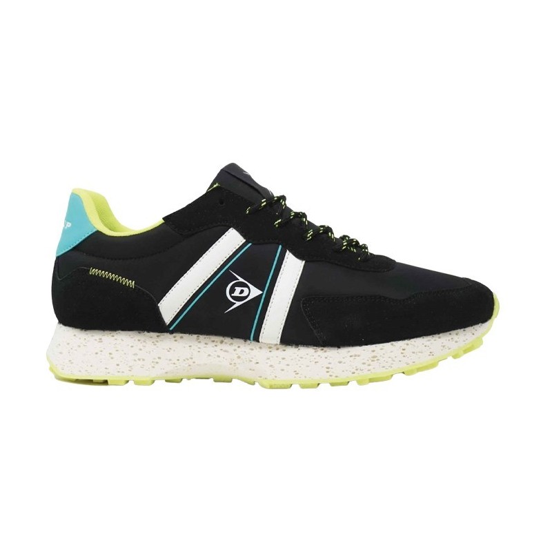 Dunlop Zapatilla Casual Running Negro Moda Joven