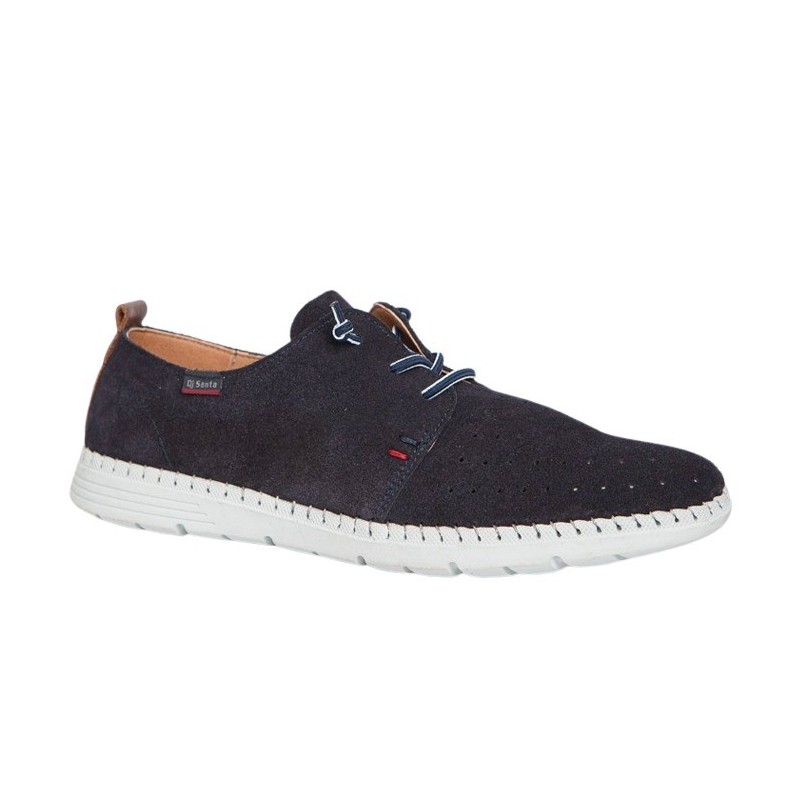 DJ SANTA. Zapatilla Casual Sport Piel Serraj