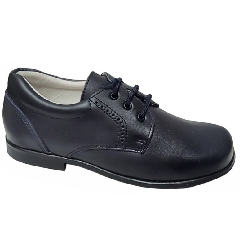 Killos. Zapato Comunión-Ceremonia Niño Cordón Piel Azul.