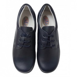 Zapato Comunión-Ceremónia de Niño Piel Azul.