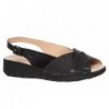 Sandalia Especial Pies Delicados Piel Negro. Miba