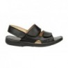 Sandalia Confort Velcros Para Hombre Piel