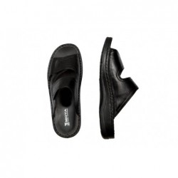 Sandalia Confort Velcros Para Hombre Piel